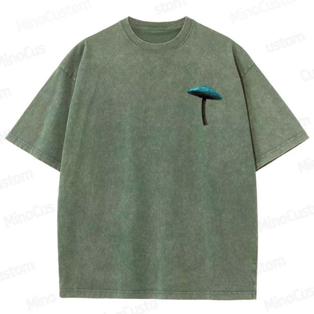 Alice in Wonderland Movie Graphic Vintage Washed T - shirt