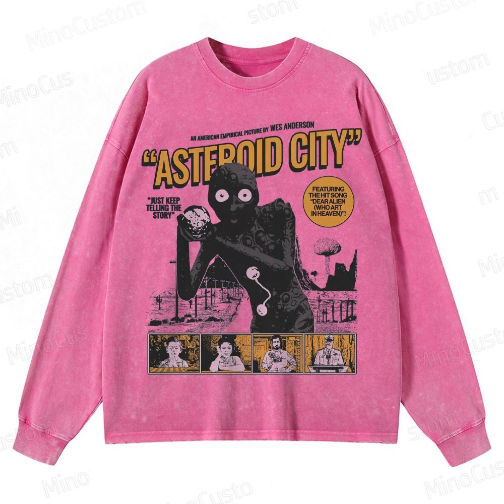 Asteroid City Vintage Washed Comedy - Drama Sweatshirt