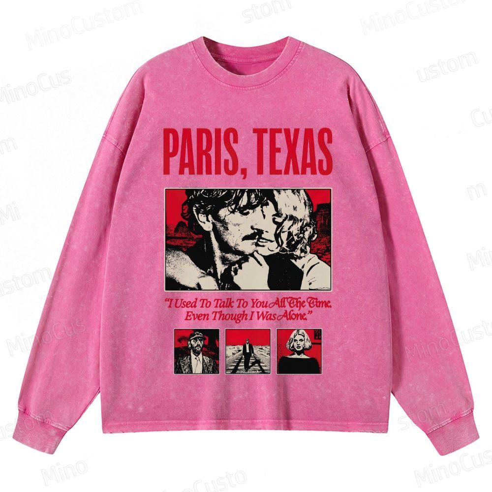 Paris, Texas Vintage Washed Drama Sweatshirt