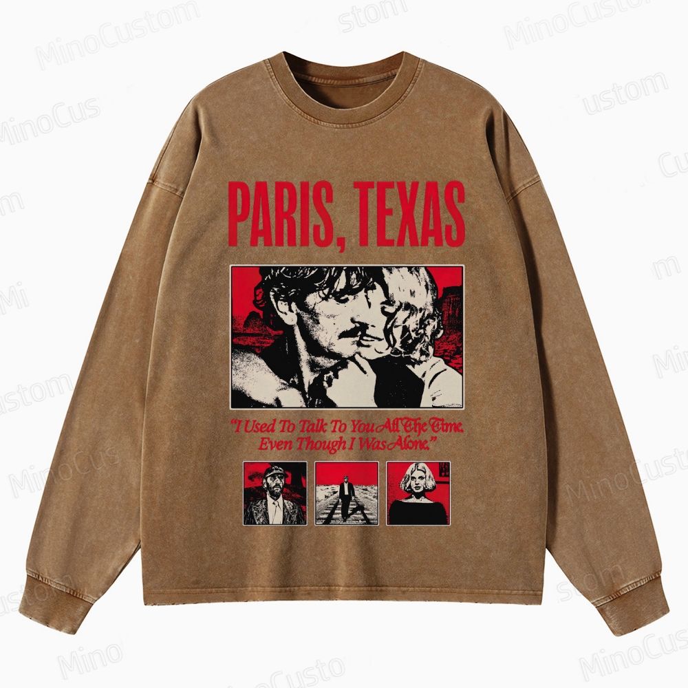 Paris, Texas Vintage Washed Drama Sweatshirt