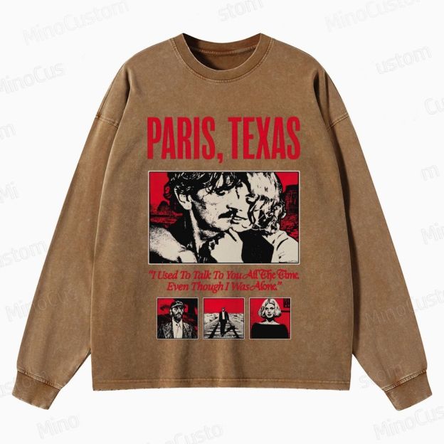 Paris, Texas Vintage Washed Drama Sweatshirt