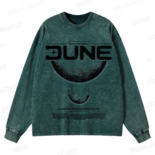 Dune Vintage Washed Sci - Fi Adventure Sweatshirt