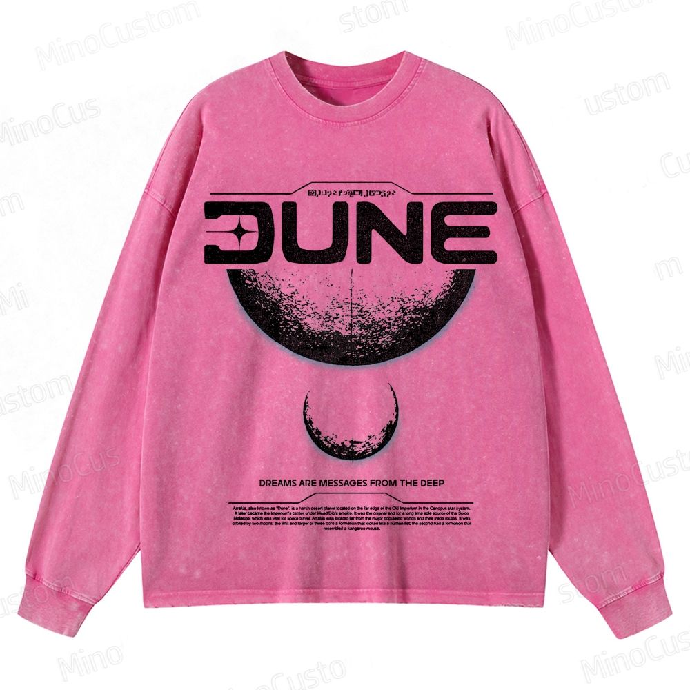 Dune Vintage Washed Sci - Fi Adventure Sweatshirt