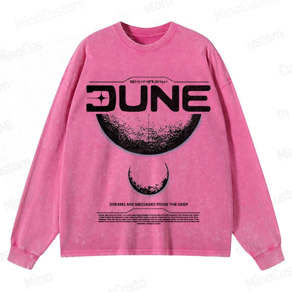 Dune Vintage Washed Sci - Fi Adventure Sweatshirt