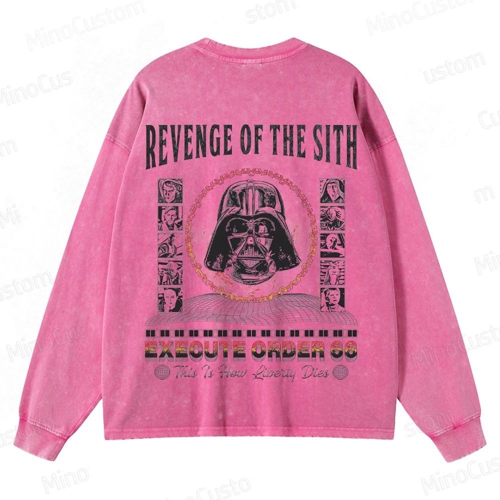 Star Wars: Episode III - Revenge of the Sith Vintage Washed Sci - Fi Adventure Sweatshirt