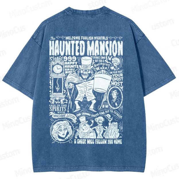 Vintage Haunted Mansion Washed T-Shirt 