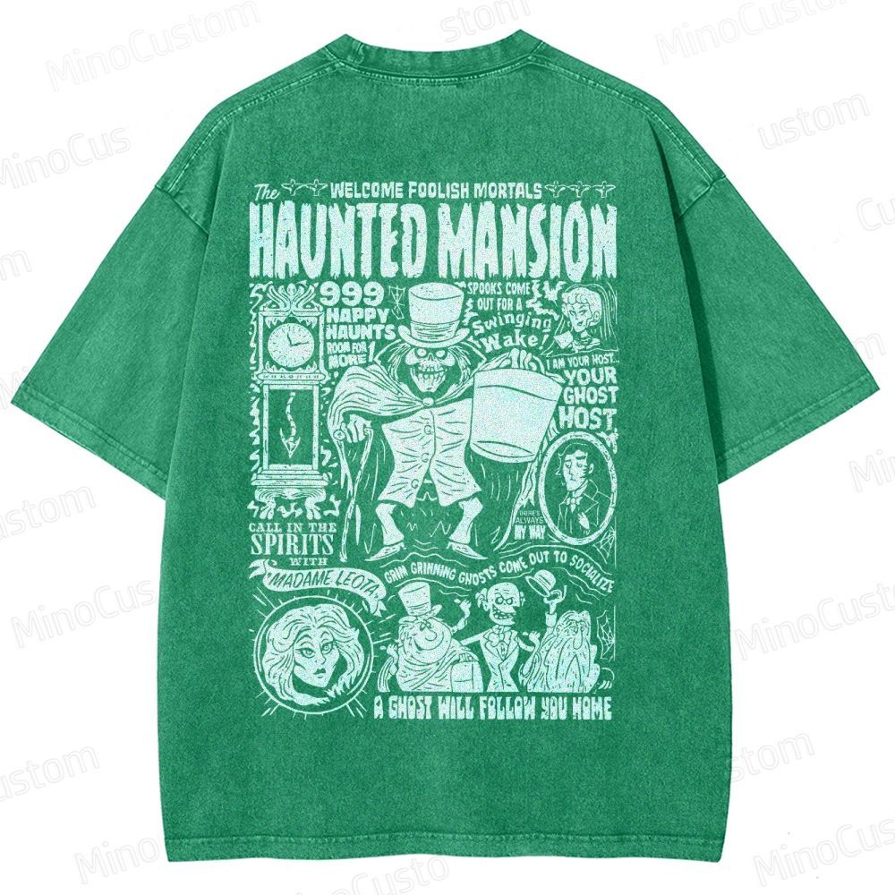Vintage Haunted Mansion Washed T-Shirt 