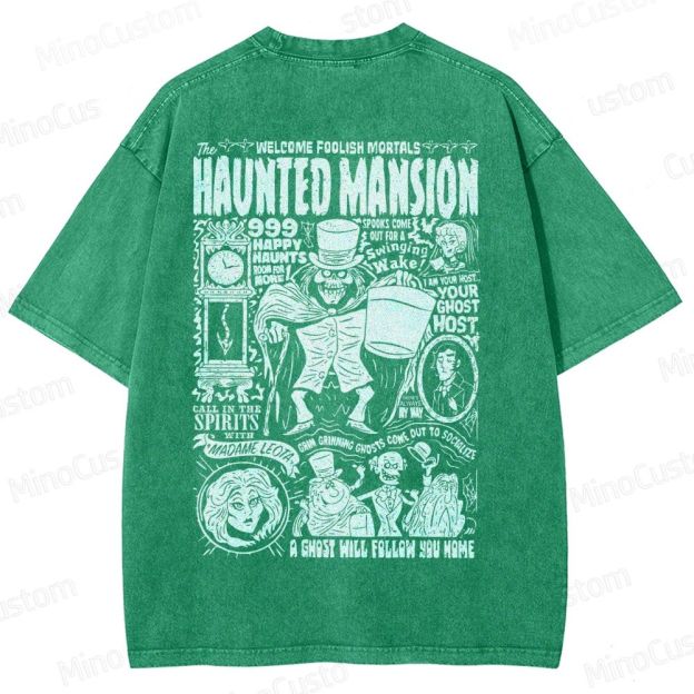 Vintage Haunted Mansion Washed T-Shirt 