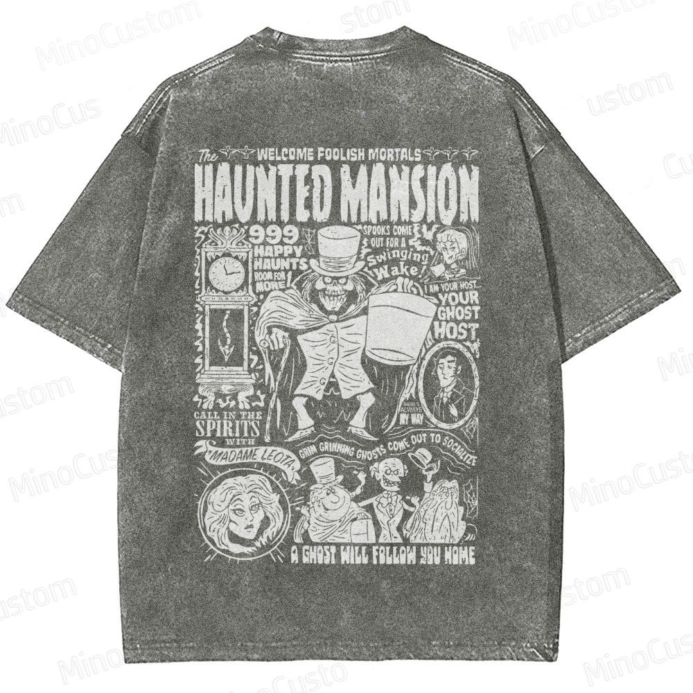 Vintage Haunted Mansion Washed T-Shirt 