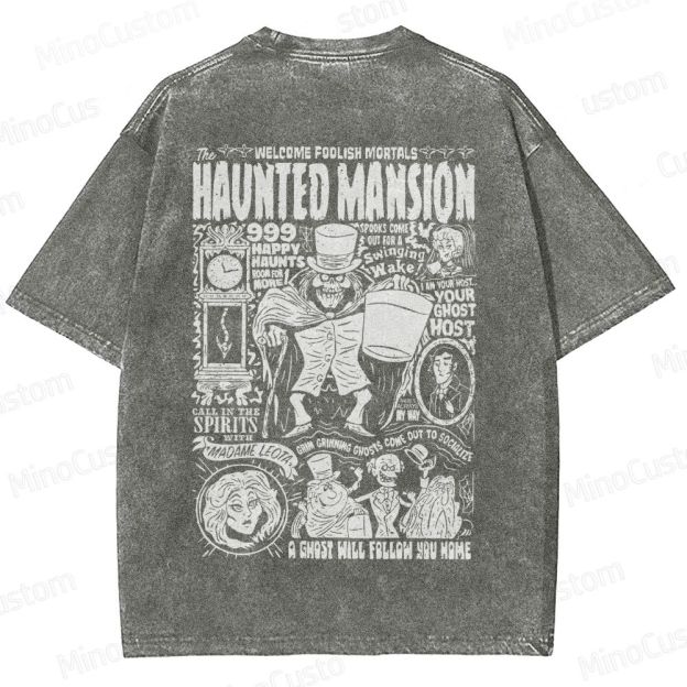 Vintage Haunted Mansion Washed T-Shirt 