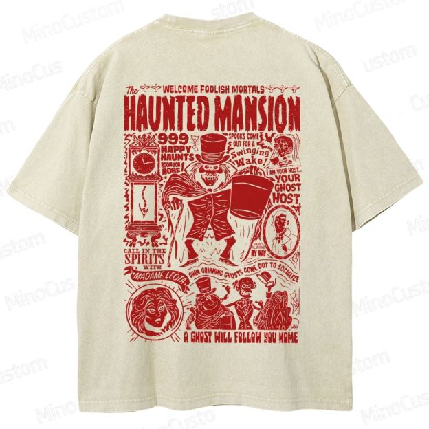 Vintage Haunted Mansion Washed T-Shirt 