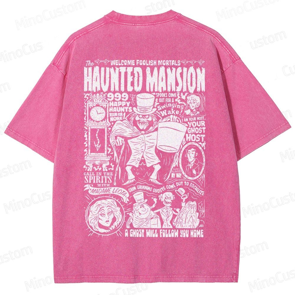 Vintage Haunted Mansion Washed T-Shirt 