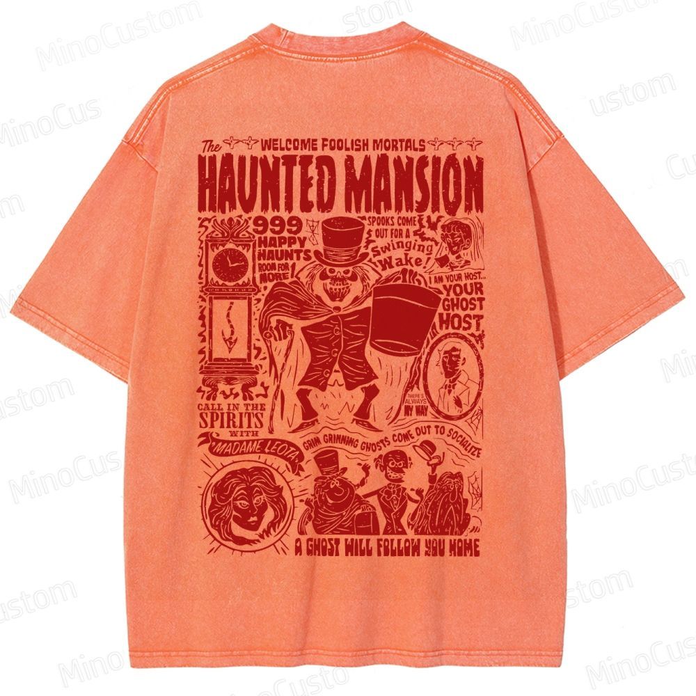 Vintage Haunted Mansion Washed T-Shirt