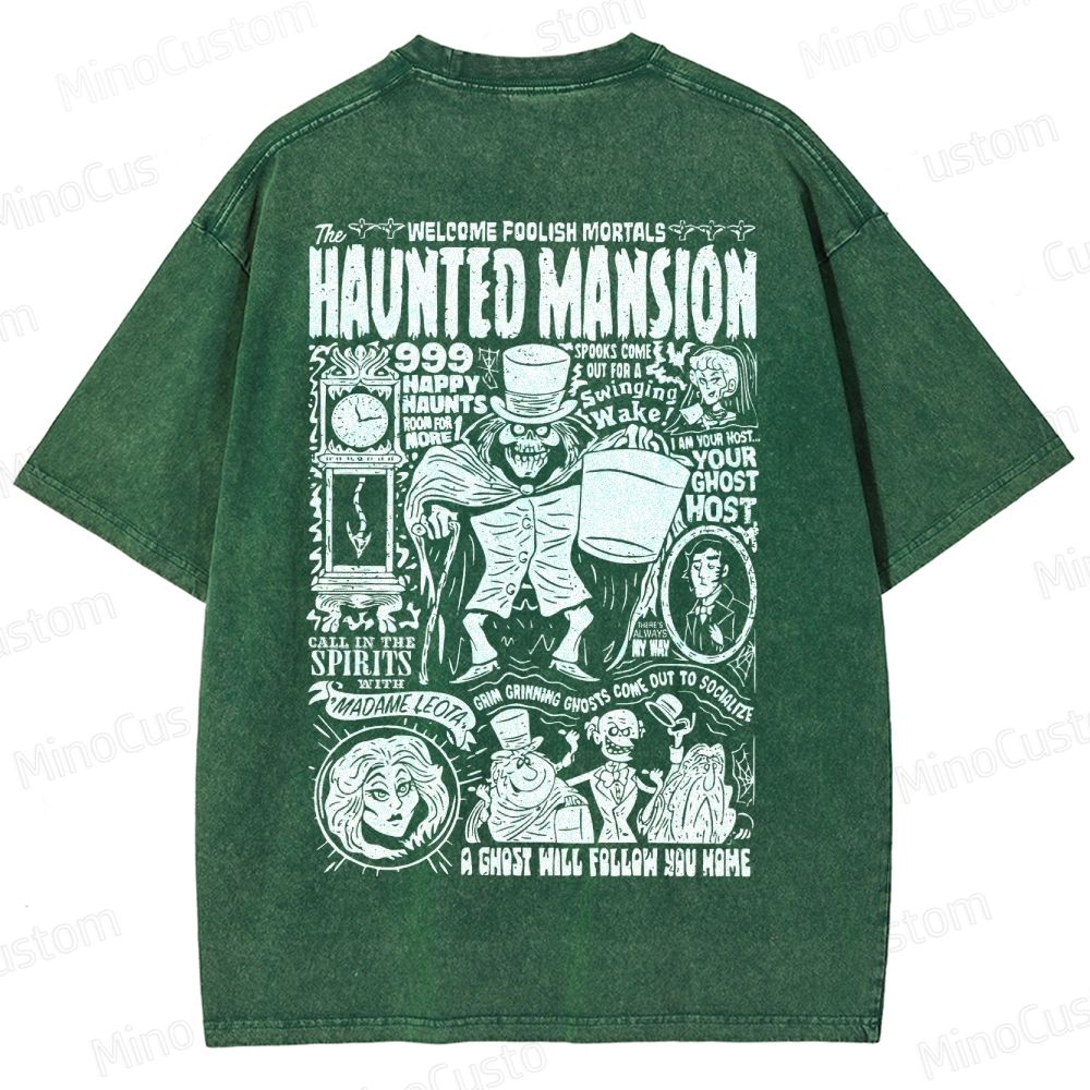 Vintage Haunted Mansion Washed T-Shirt 