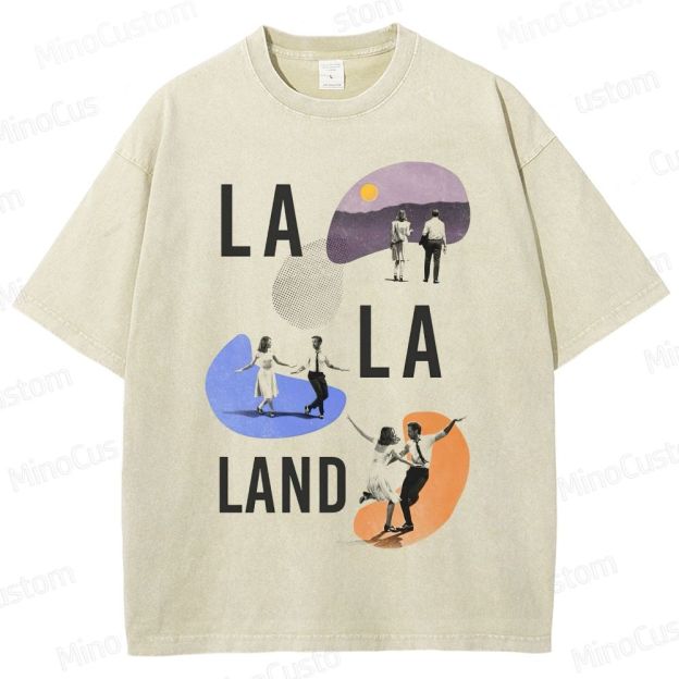 La La Land Vintage - Style Musical Drama Graphic T - shirt