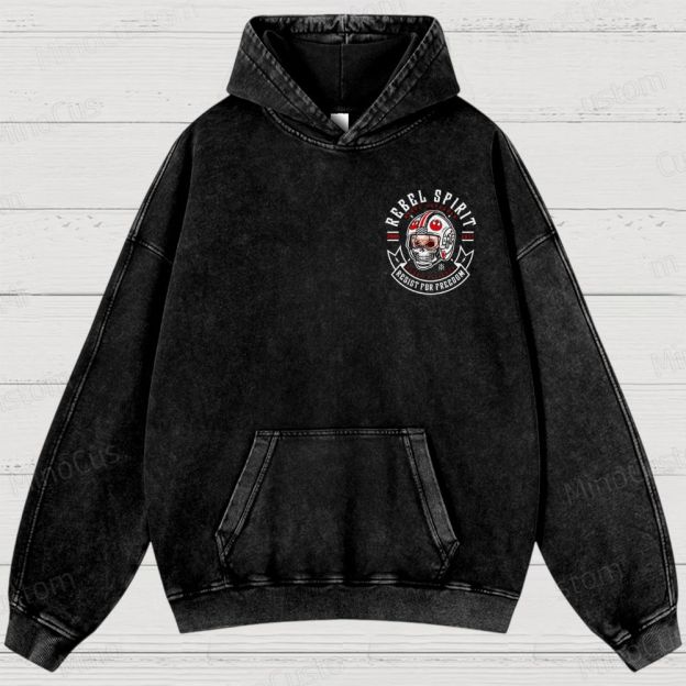 Mens Star Battles GoldMillennium Falcon Schematics Washed Hoodies 