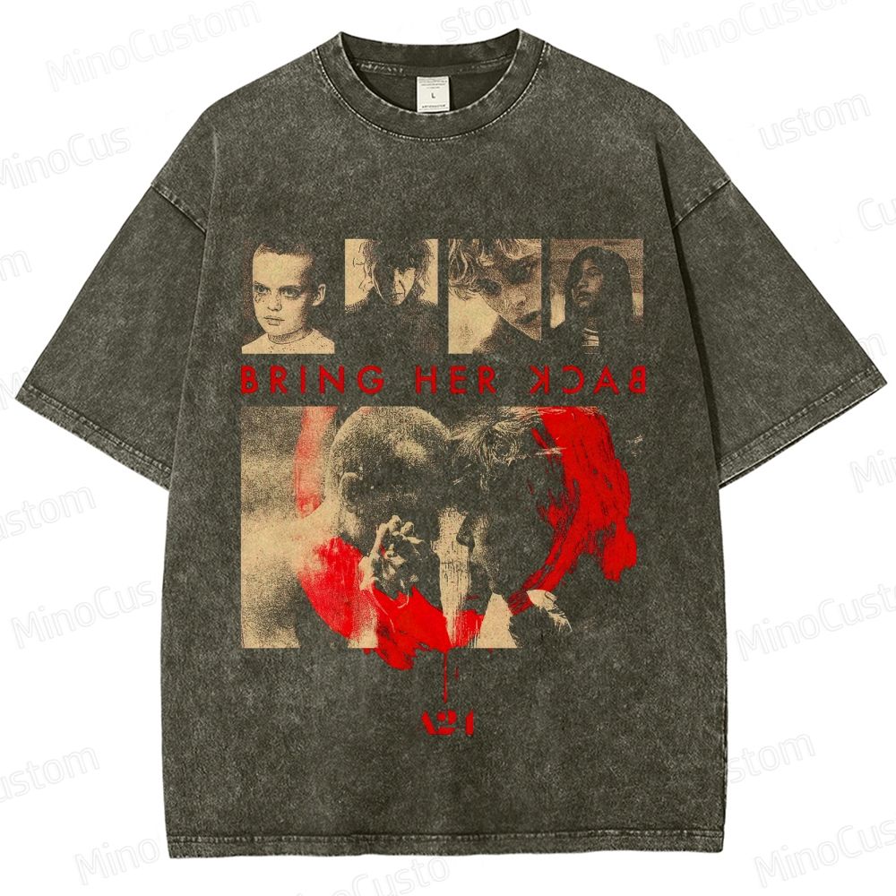A24 Film - Inspired "Bring Her Back" Vintage Washed Thriller T - shirt