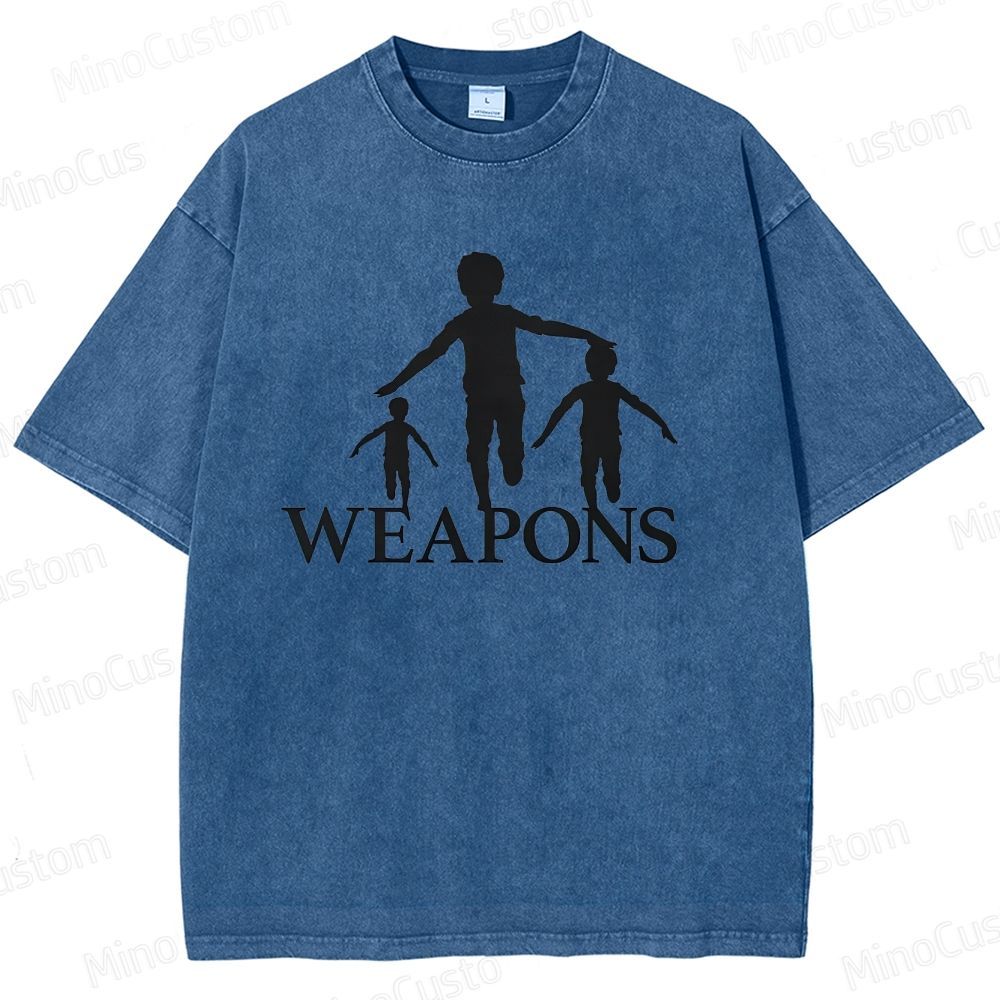 Weapons  Vintage Washed Crime Thriller T-shirt