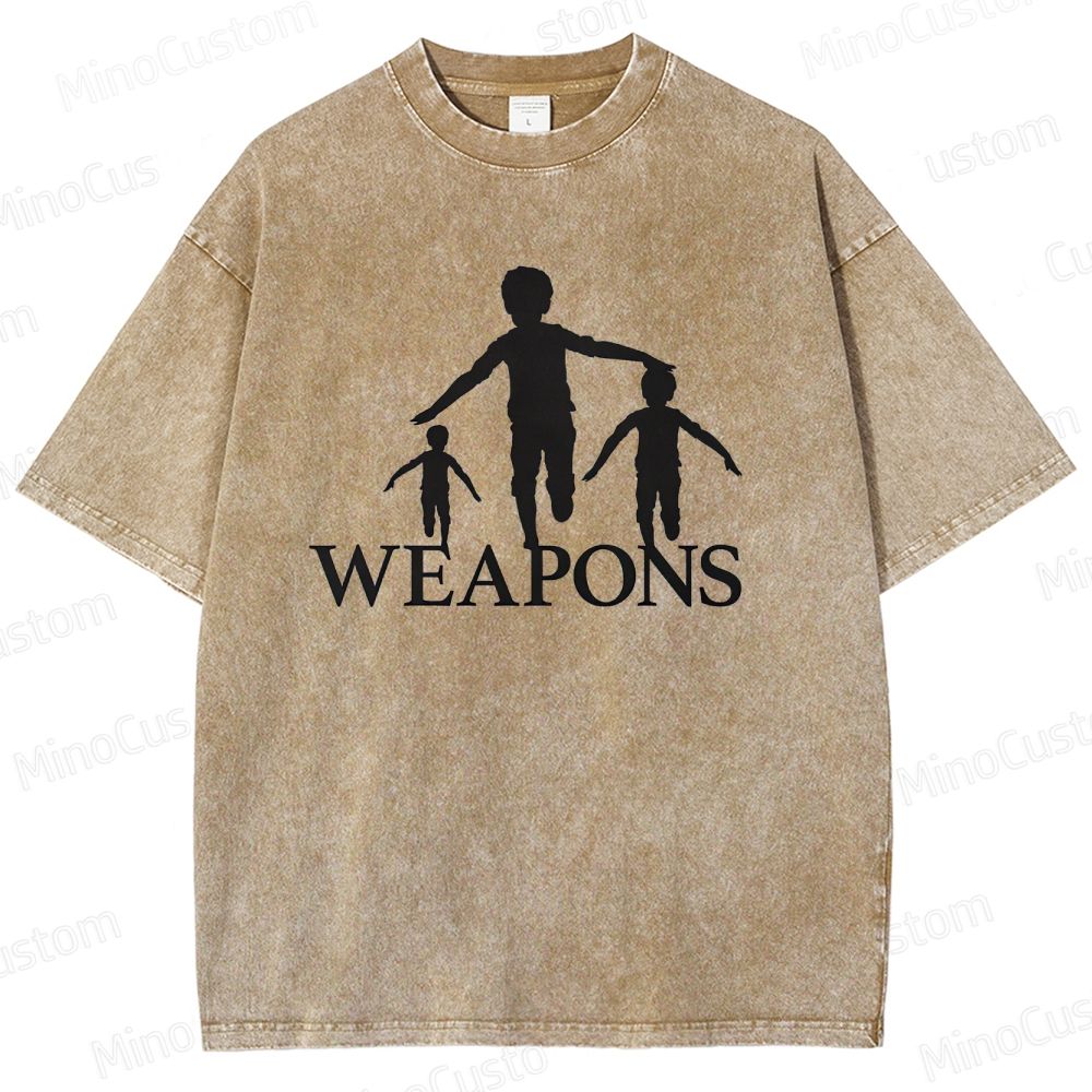 Weapons  Vintage Washed Crime Thriller T-shirt