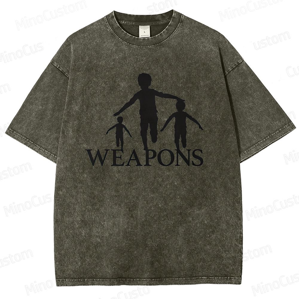 Weapons  Vintage Washed Crime Thriller T-shirt