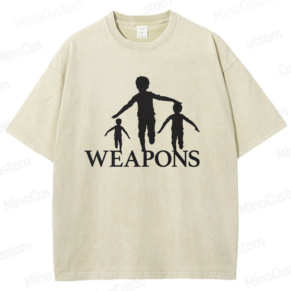 Weapons Vintage Washed Crime Thriller T-shirt