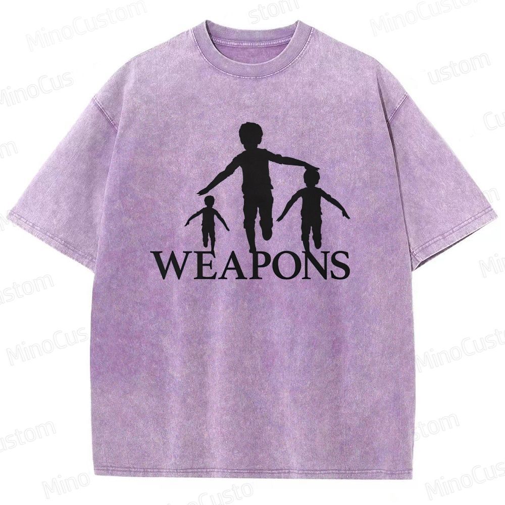 Weapons  Vintage Washed Crime Thriller T-shirt