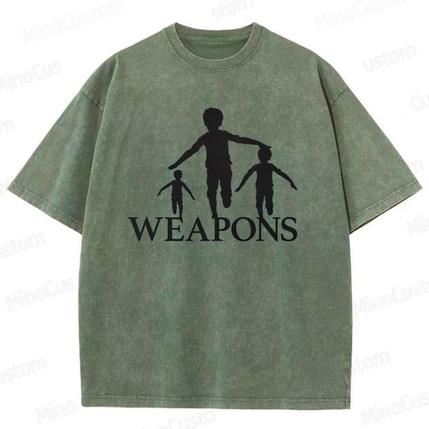 Weapons  Vintage Washed Crime Thriller T-shirt