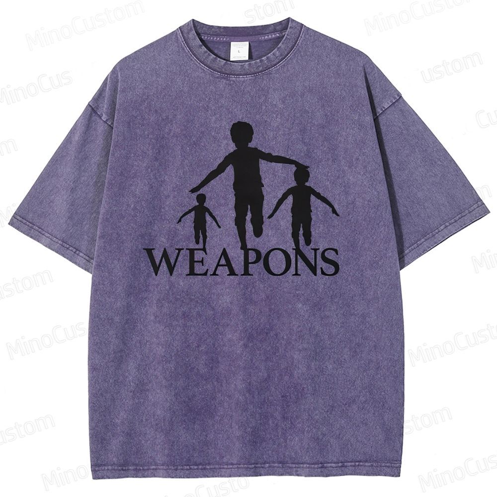 Weapons  Vintage Washed Crime Thriller T-shirt