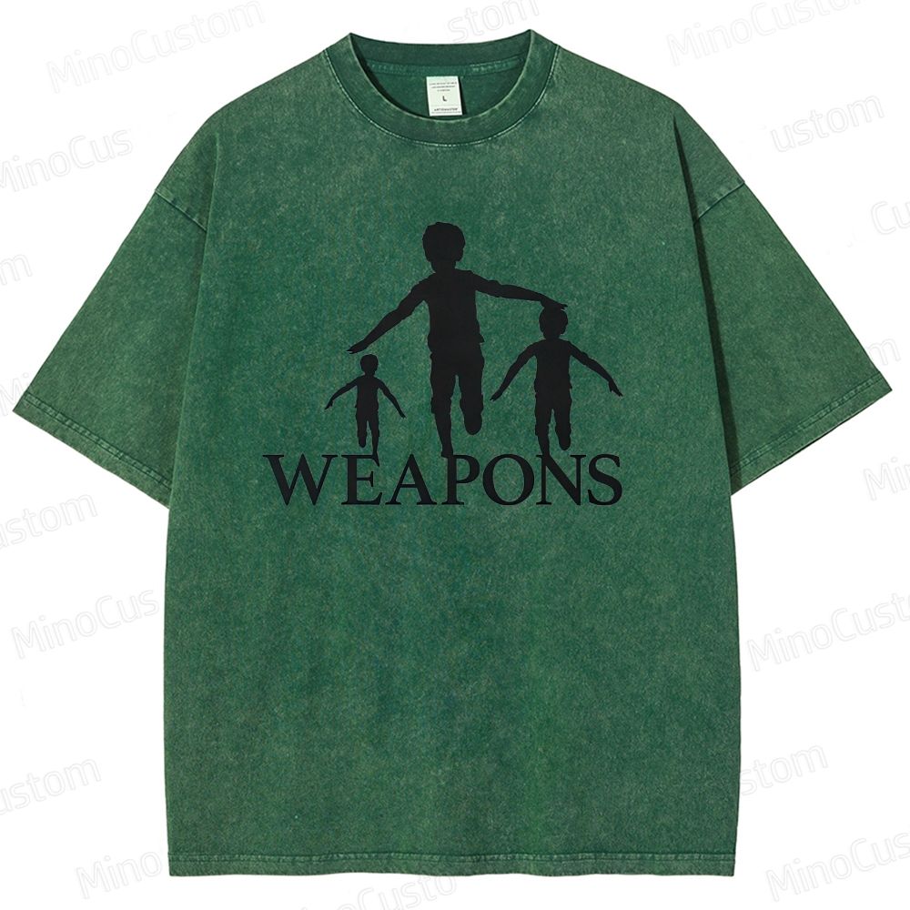 Weapons  Vintage Washed Crime Thriller T-shirt