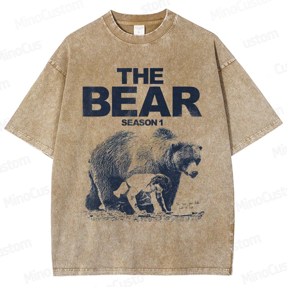 The Bear Season 1 Vintage Washed Drama T - shirt