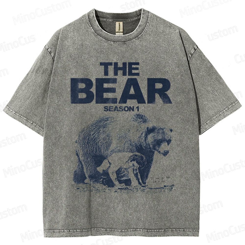 The Bear Season 1 Vintage Washed Drama T - shirt