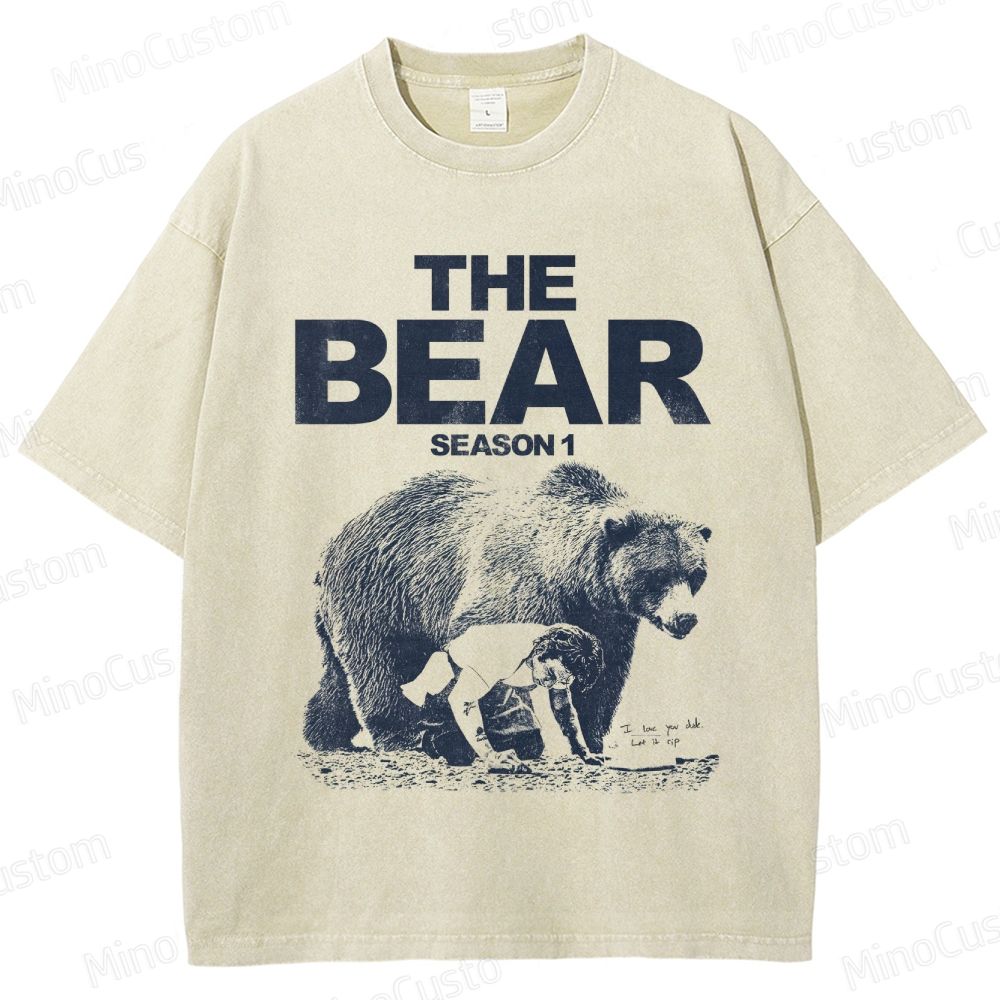 The Bear Season 1 Vintage Washed Drama T - shirt