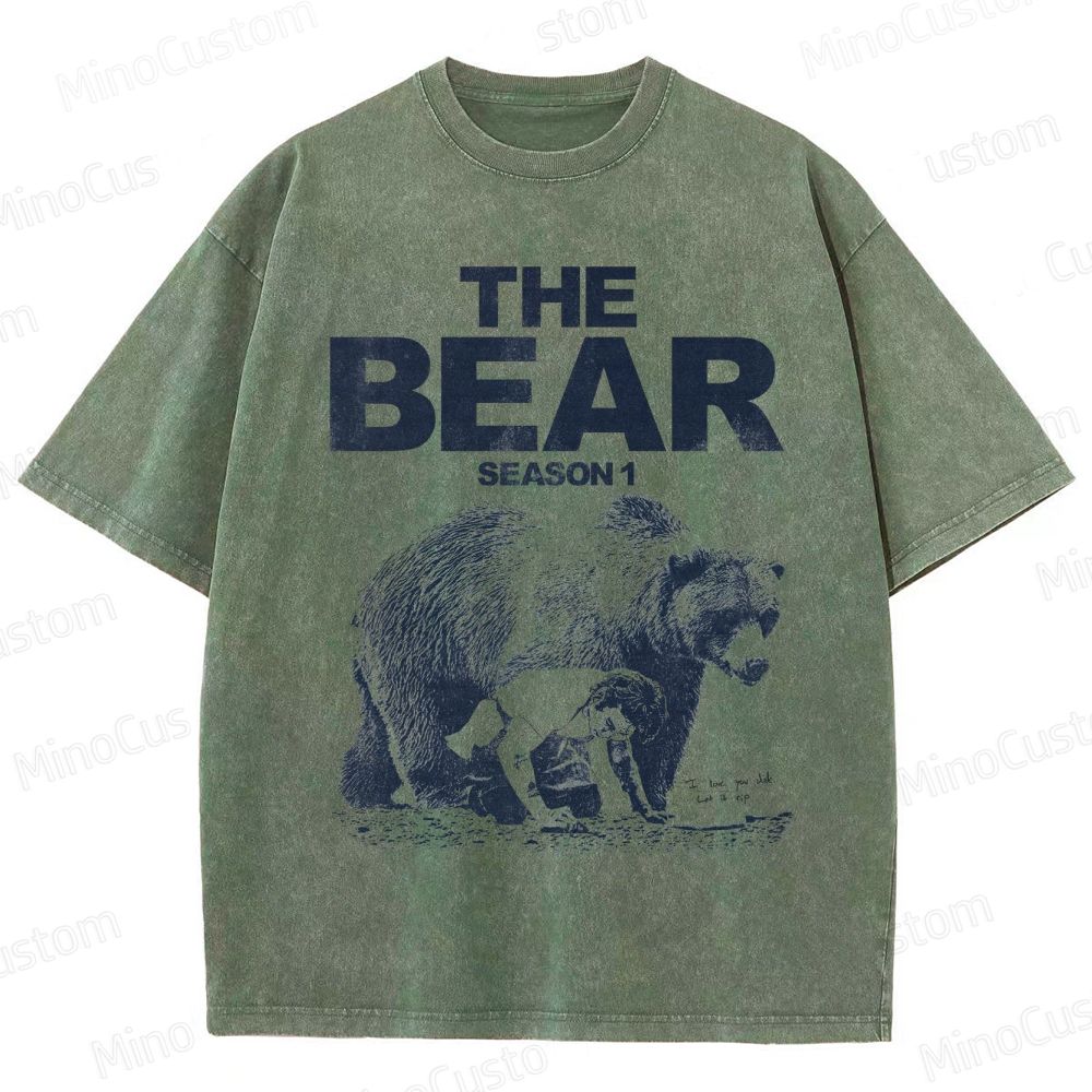 The Bear Season 1 Vintage Washed Drama T - shirt