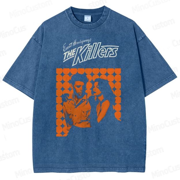 The Killers Vintage Washed Crime Thriller T - shirt
