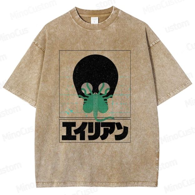 Alien - Inspired Retro Sci - Fi Horror T - shirt