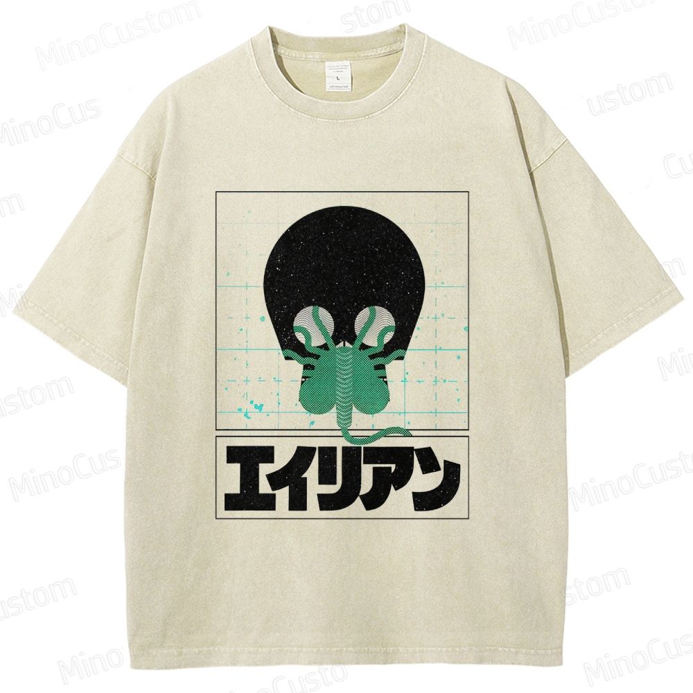Alien - Inspired Retro Sci - Fi Horror T - shirt