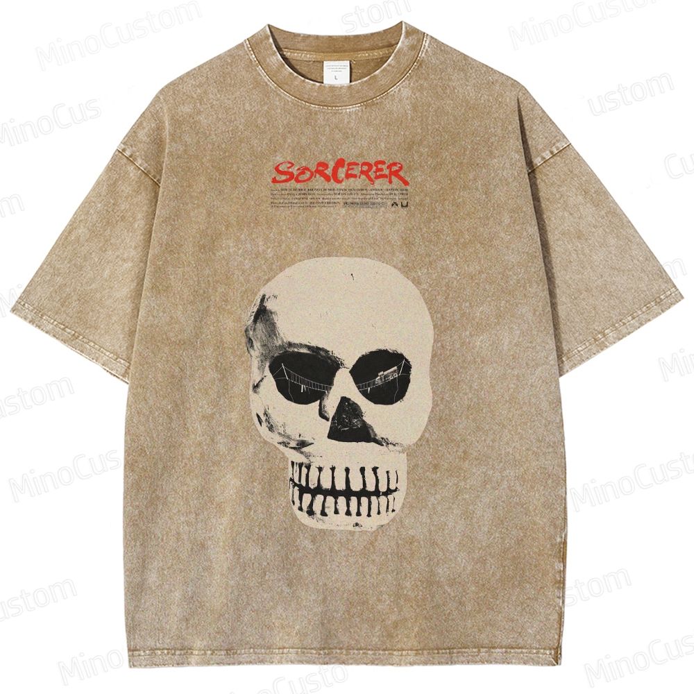 Sorcerer Vintage Washed Thriller Adventure T - shirt
