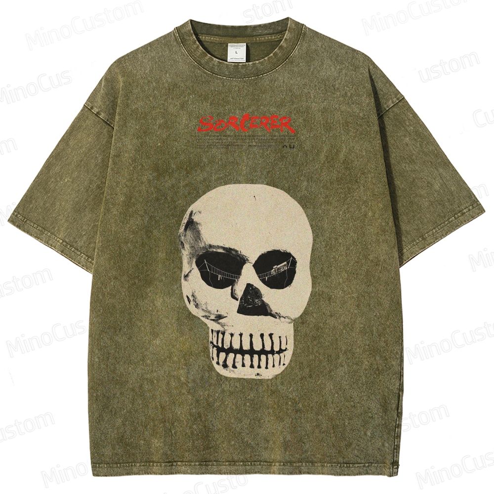 Sorcerer Vintage Washed Thriller Adventure T - shirt