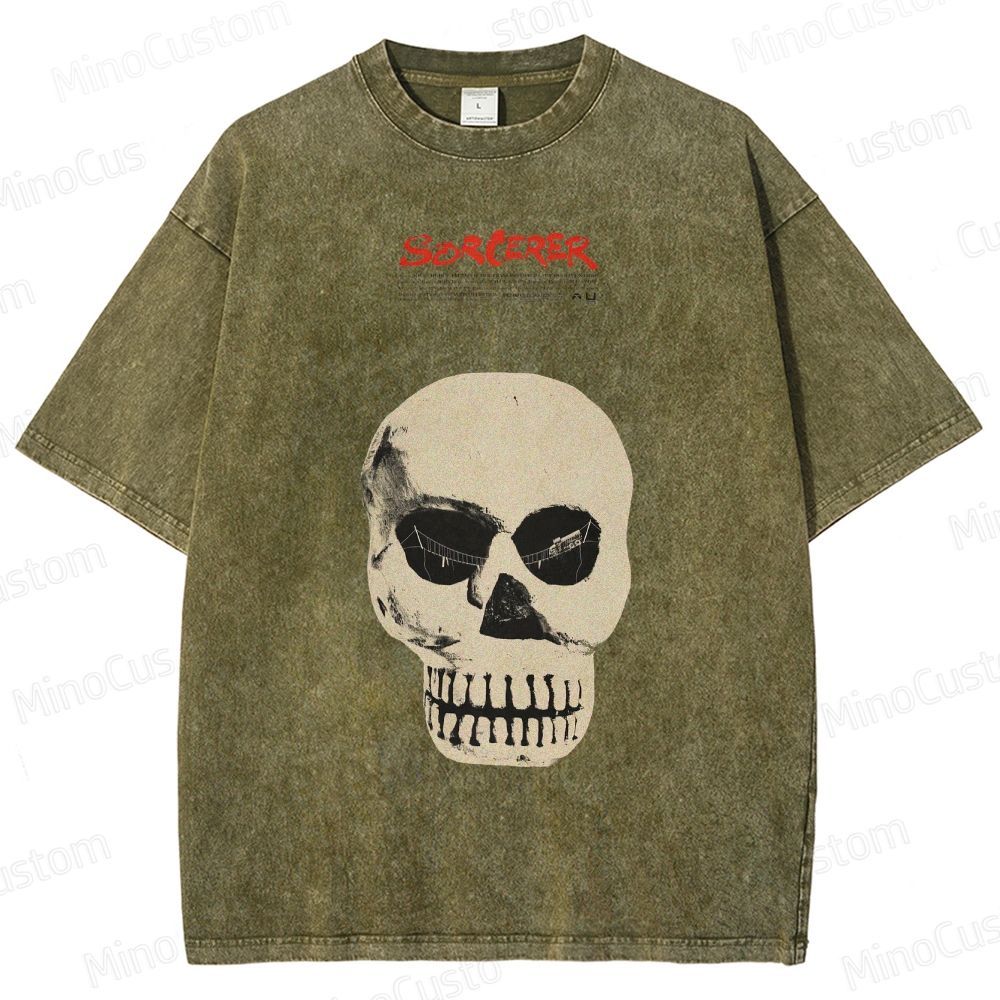 Sorcerer Vintage Washed Thriller Adventure T - shirt