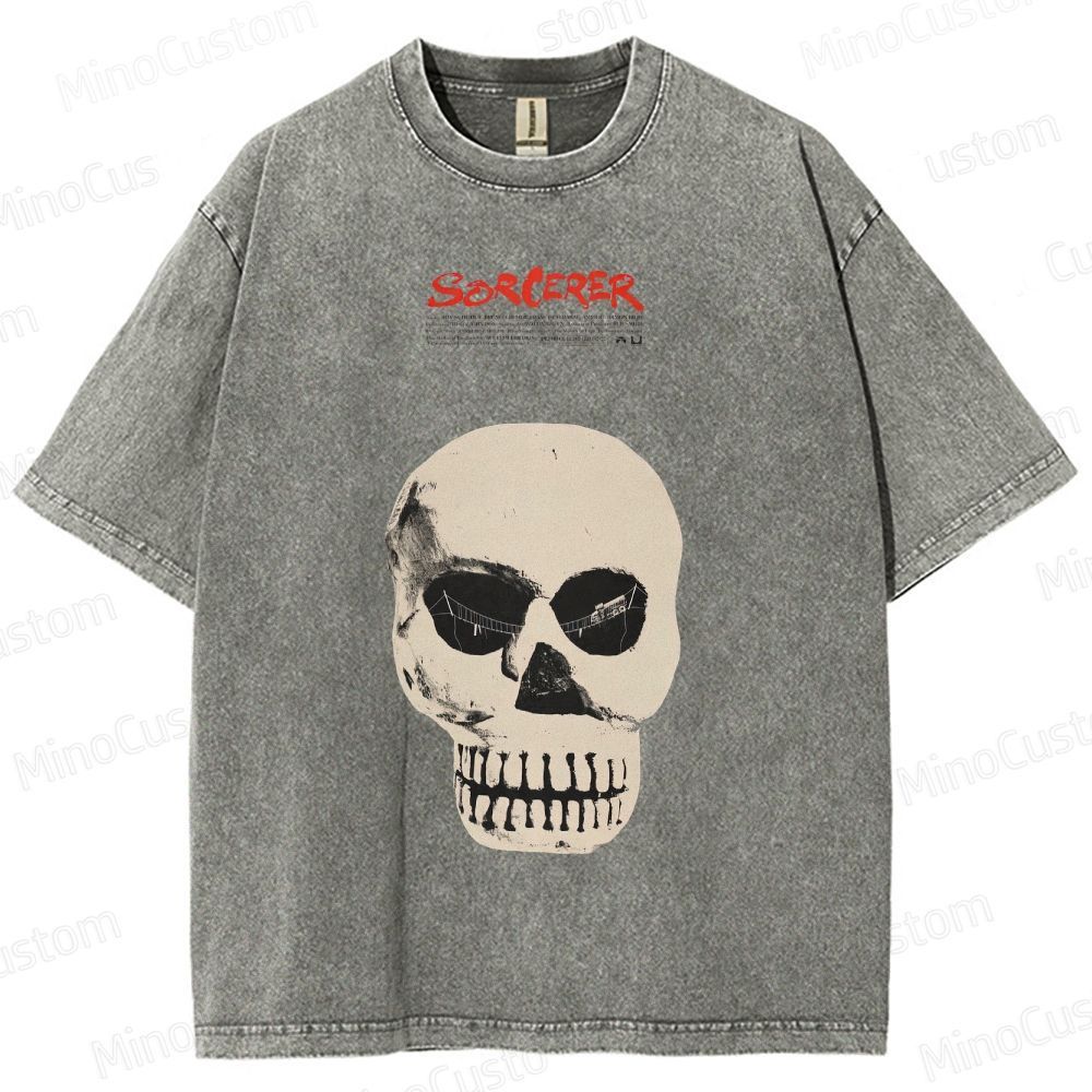 Sorcerer Vintage Washed Thriller Adventure T - shirt