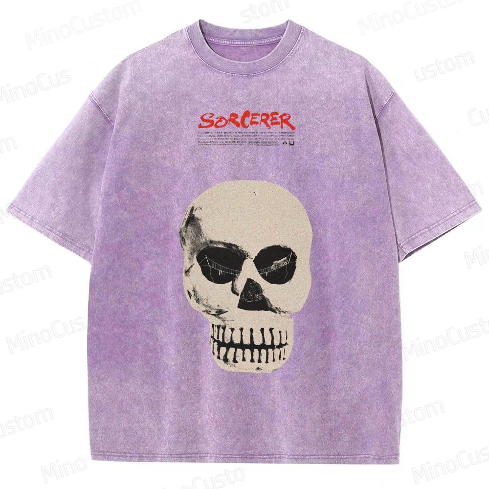 Sorcerer Vintage Washed Thriller Adventure T - shirt