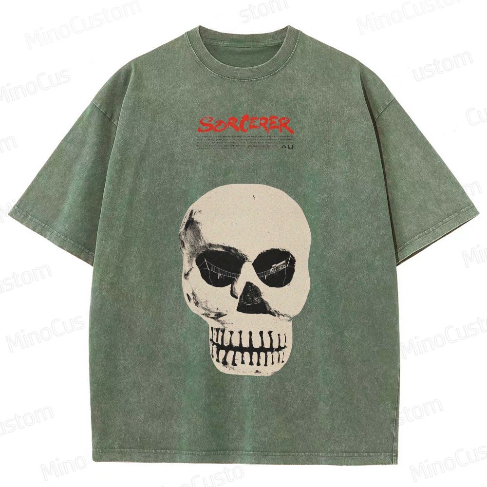 Sorcerer Vintage Washed Thriller Adventure T - shirt