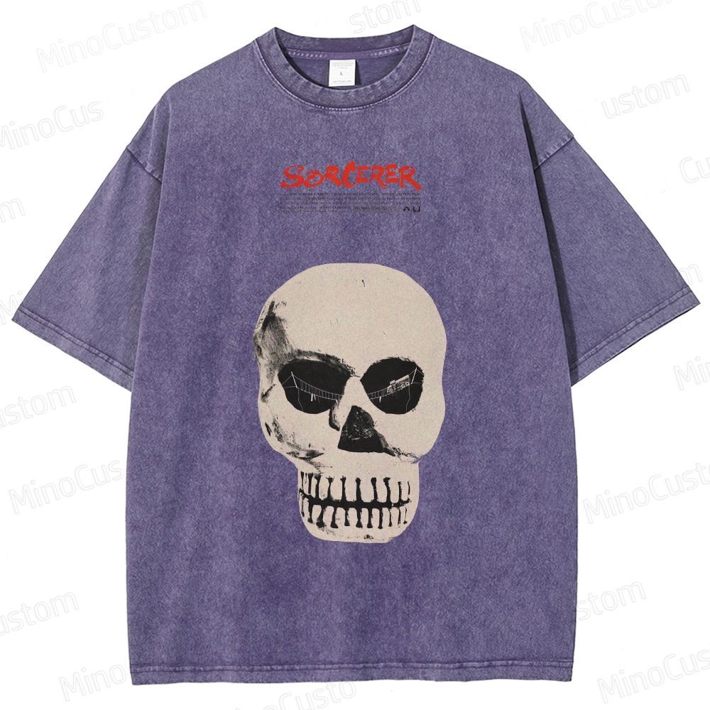 Sorcerer Vintage Washed Thriller Adventure T - shirt