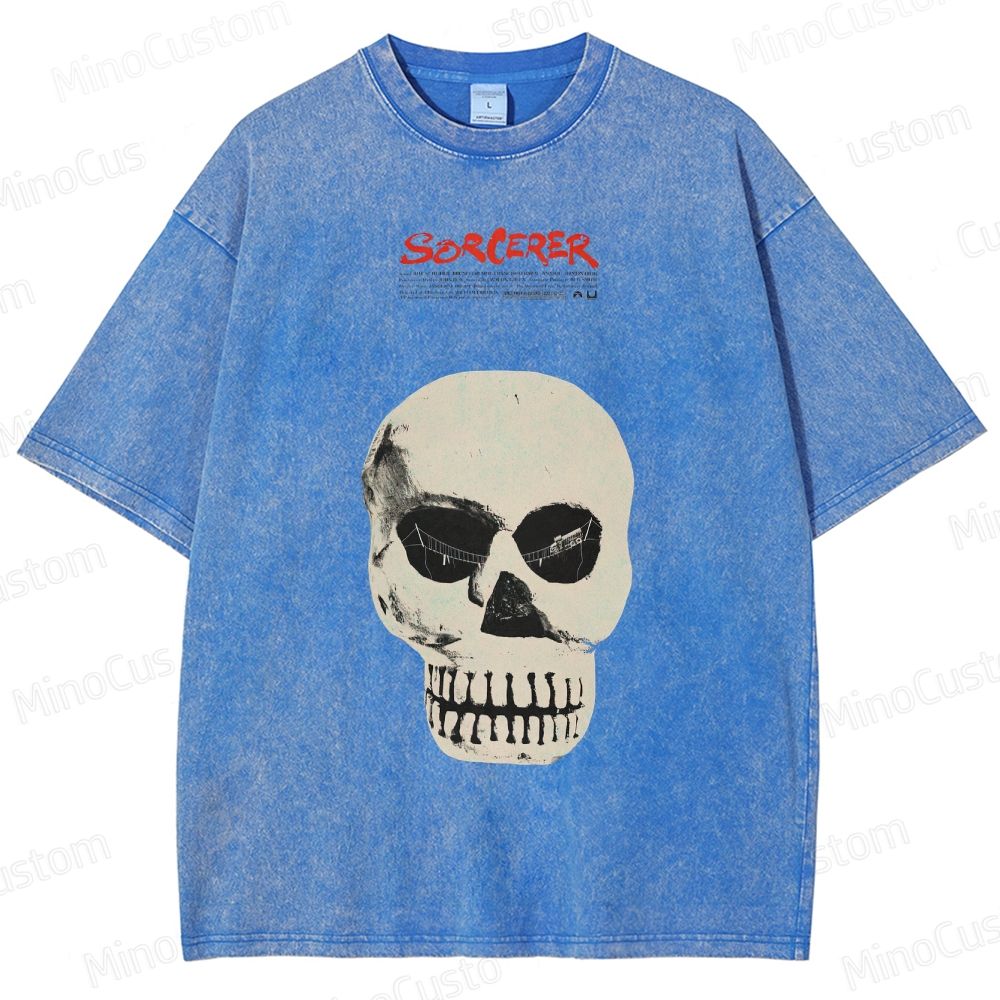 Sorcerer Vintage Washed Thriller Adventure T - shirt