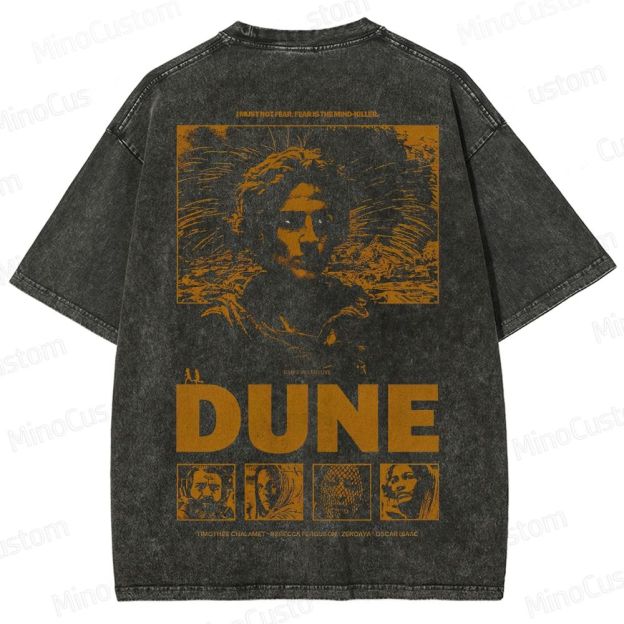 Dune Vintage Washed Sci - Fi Epic T - shirt