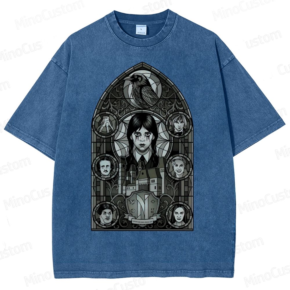 Stained Glass of Outcasts Vintage Washed T-Shirt