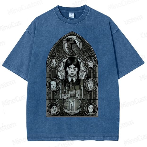 Stained Glass of Outcasts Vintage Washed T-Shirt