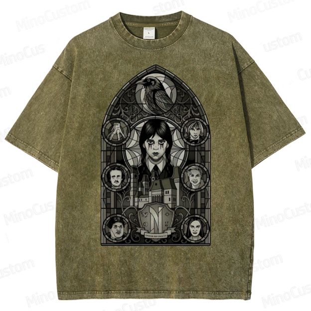 Stained Glass of Outcasts Vintage Washed T-Shirt