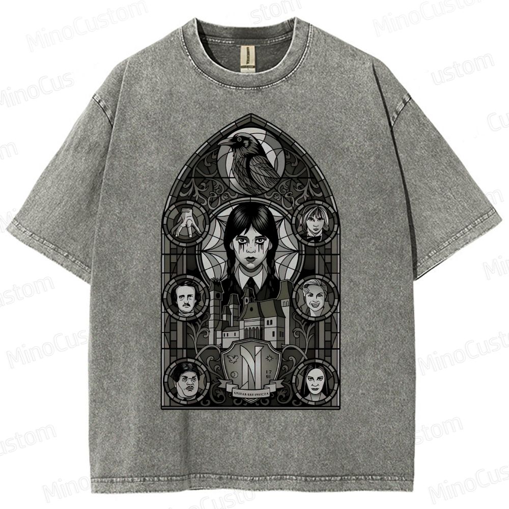 Stained Glass of Outcasts Vintage Washed T-Shirt