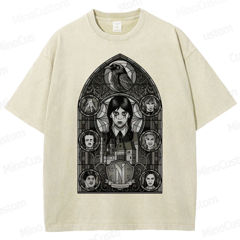 Stained Glass of Outcasts Vintage Washed T-Shirt